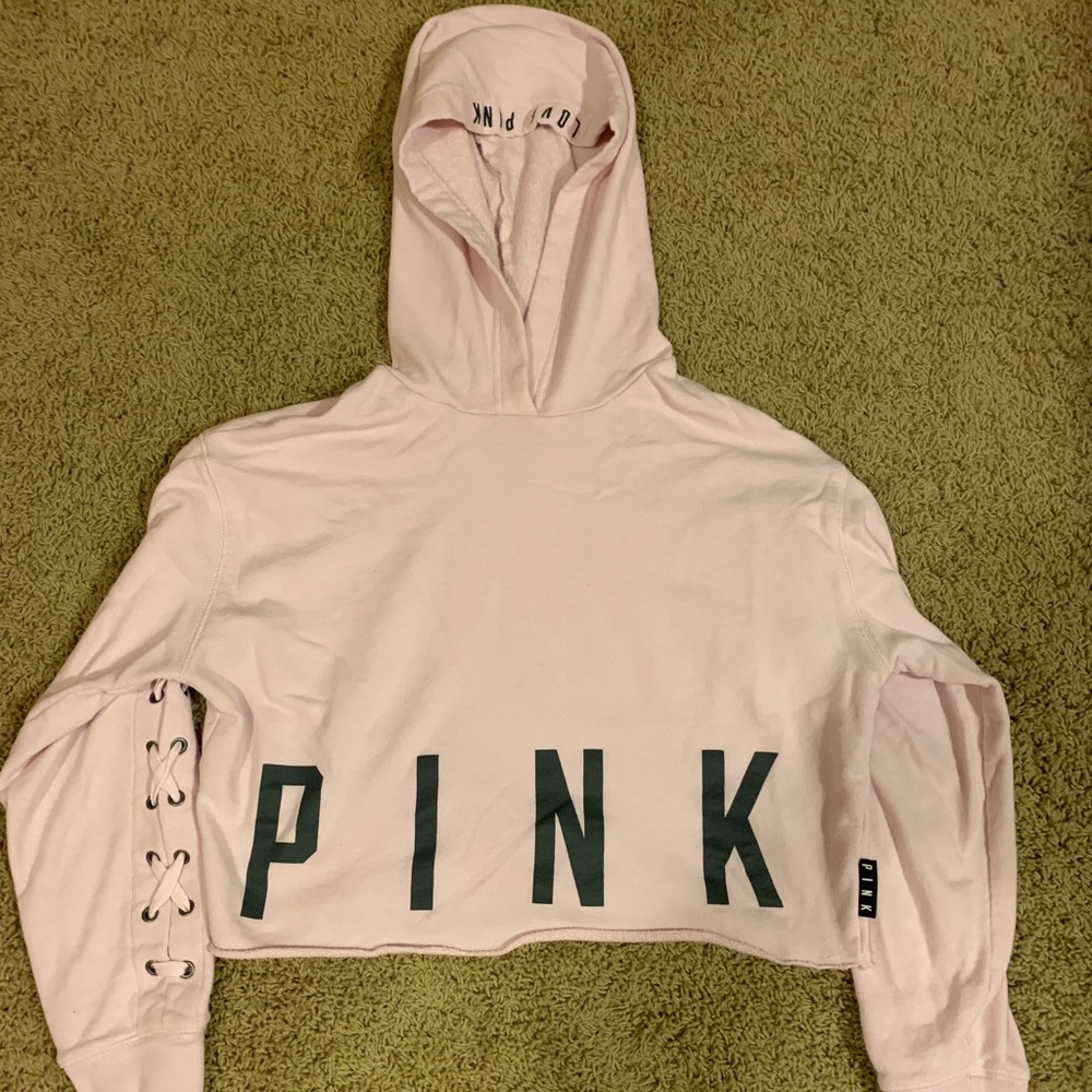 VS PINK CROP TOP SWEATER
